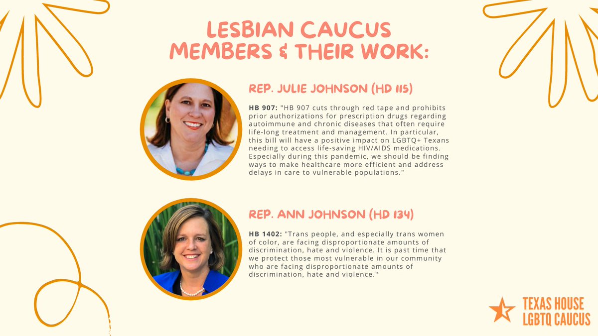 Happy #LesbianVisibilityWeek! We celebrate lesbians today-and everyday-and stand in solidarity with queer women and non-binary folks against oppression & hate in all forms. Read on for more info on #LVW21 & the work of lesbian Caucus members. #TxLege