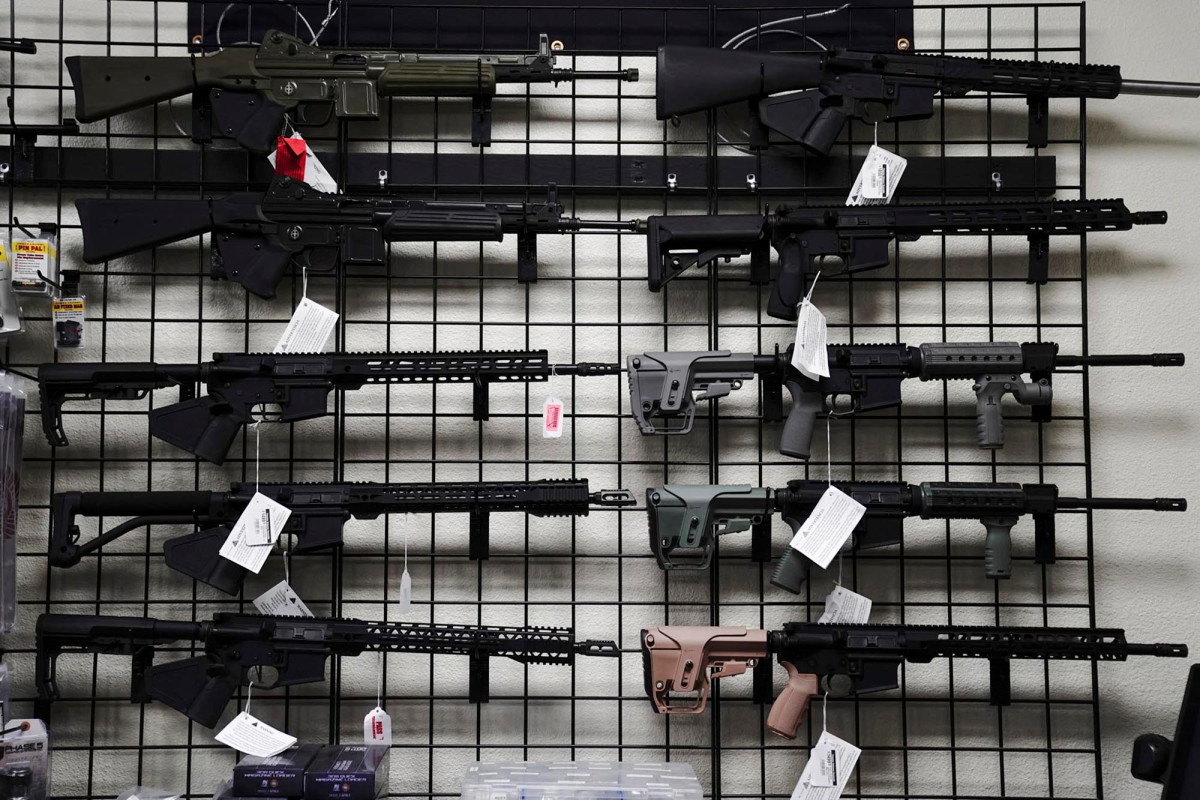 nypost's tweet photo. Gun sales hit record high after month of mass shootings https://t.co/0IG456W24A https://t.co/UsbqcSIOpn