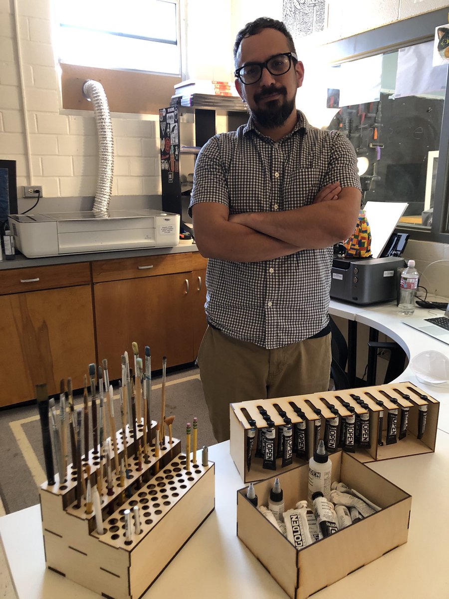 Mr. Perez is a Glowforge pro! Math &amp; Art #crosscurrucularproject <a href="/ib_lamarts/">Lamar Academy Visual Arts</a> <a href="/mcallenfinearts/">McAllen ISD Fine Arts</a> <a href="/glowforge/">Glowforge</a>