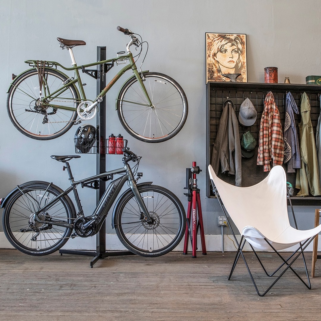 📷 by @QualityBike: 'From maintenance, to training, to storage solutions, Feedback Sports makes professional-grade equipment that all levels of cyclists appreciate.⁣⁠' This photo features our Velo Cache Bike Stand. #feedbacksports #AnyBikeEveryRider #repost