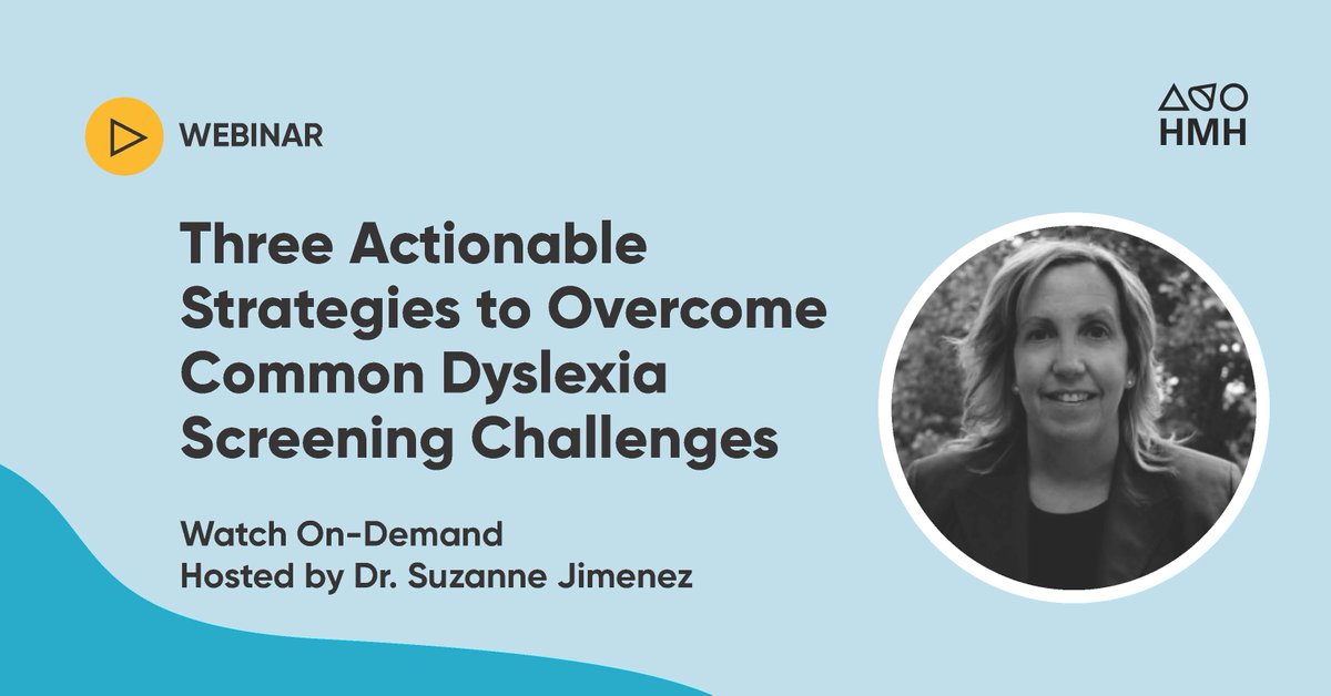 This on-demand webinar presents strategies to help educators identify students with dyslexia and address their needs. spr.ly/6014HfaeO