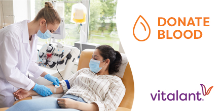 Studies show that acts of kindness may induce happiness. That means side effects of your blood donation could include increased happiness and better mental health. Schedule your next appointment and get the warm and fuzzy feeling of helping others: vitalant.org