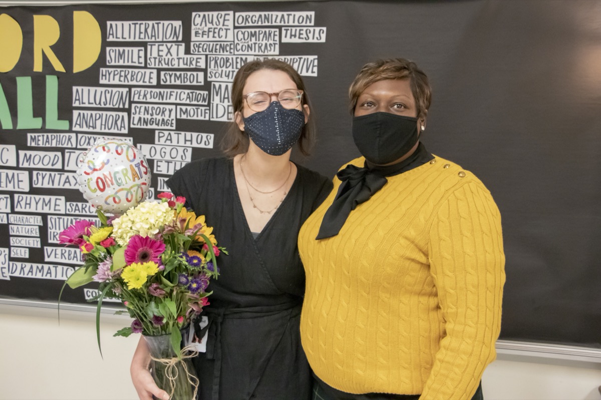 rockwallschools's tweet photo. Madeleine Brennan Awarded 2021 Sheri Stodghill Fowler B.E.S.T. Teacher of the Year. Read about it! >> https://t.co/HJJAx9lS8z #ILoveRockwallISD #RockwallISDConnects #BetterTogether https://t.co/6UJsNmCpGZ