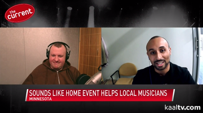 TheCurrent's tweet photo. Thank you to @ABC6NEWS in #rochmn for covering #SoundsLikeHome VIII! Check out the story from KAAL TV for insights about our virtual fest from @JaeHavoc, Fires of Denmark and SLH8 producer @JesseWiza: https://t.co/02nGwdKSTe https://t.co/csbbwawBfO