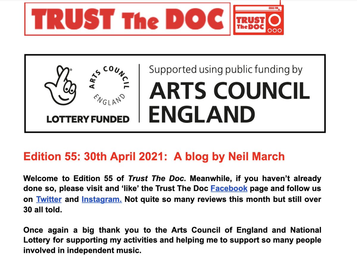 TrustTheDocUK's tweet image. ... + Ed 55 #TrustTheDoc ft:
#VelvetSunset @BillieBottle #LittleMajorette @somehappything @Wyatt10Lucy @owenduffmusic #PosViru @aura_kl @aaronptaylor @nadedjamusic #RosieP/ @jealous_tina @GabrielleSey @webmomss @VenkmanBand #lezyeuzorange @Inflexxion +...
demerararecords.com/trust-the-doc