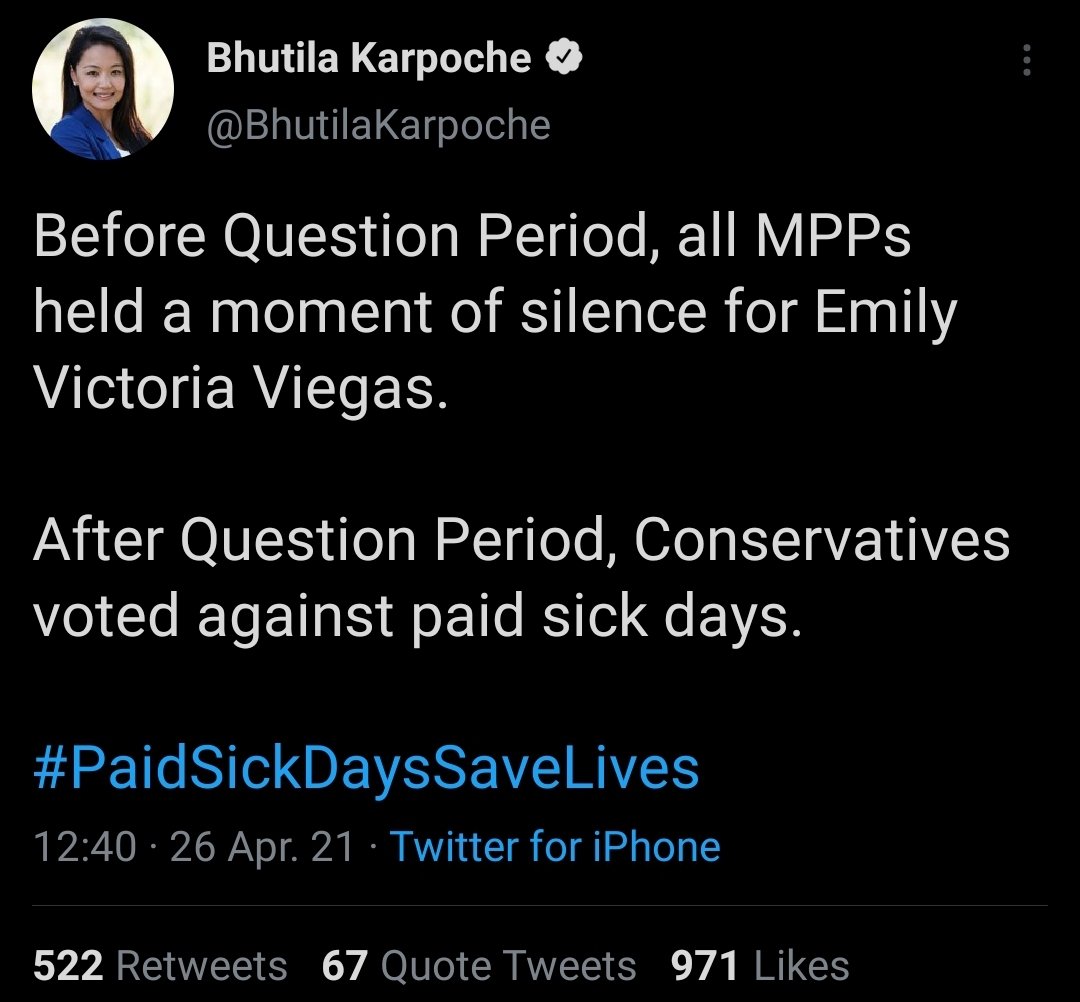 A week ago,  @fordnation shed some crocodile tears.Today, they resumed to lunacy. #onpoli  #COVID19  #VoteFordOut2022  #FordFailedThePeople  #FordMustResign  #PaidSickDays  #PaidSickDaysSaveLives