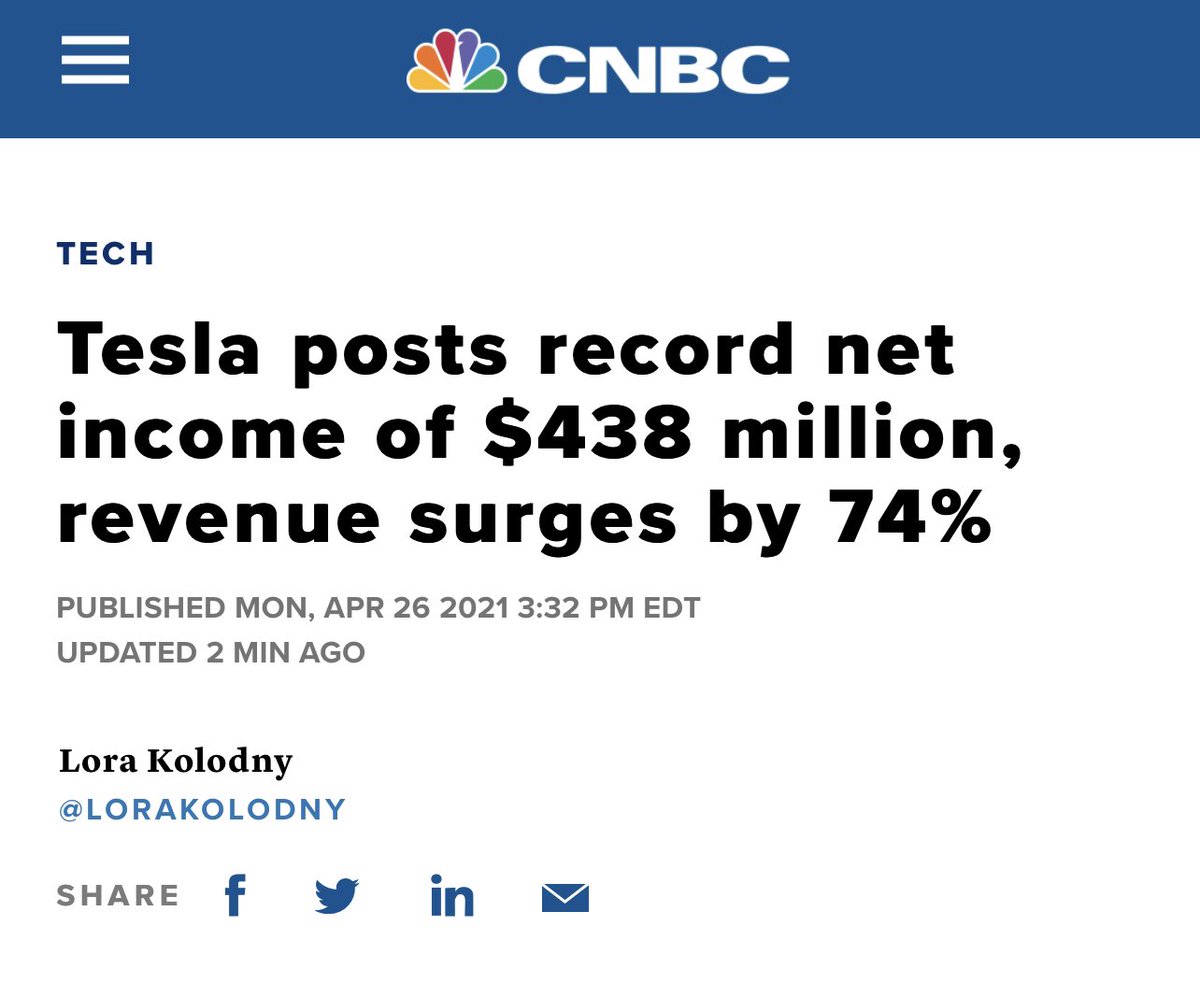 Kevin_W81's tweet image. $TSLA Earnings and revenue beat