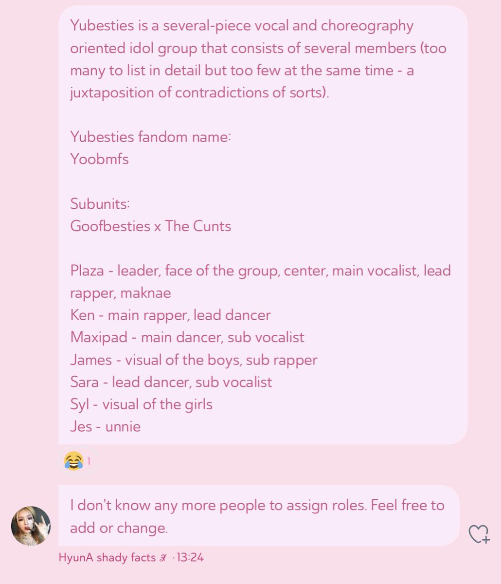 yubesties's tweet photo. YUBESTIES OFFICIAL MEMBERS AND POSITIONS HAVE BEEN REVEALED.

#YUBESTIES #유베스티즈 #르엔터테인먼트 #rrr #YUBIN #유빈 https://t.co/h9pn50C1nI