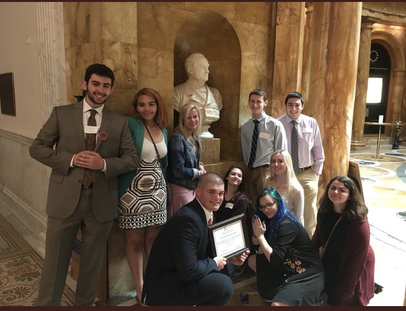 In honor of the start of #MACivicLearning week here is memory of OA’s first @gencitizen Civics Day at the Massachusetts State House