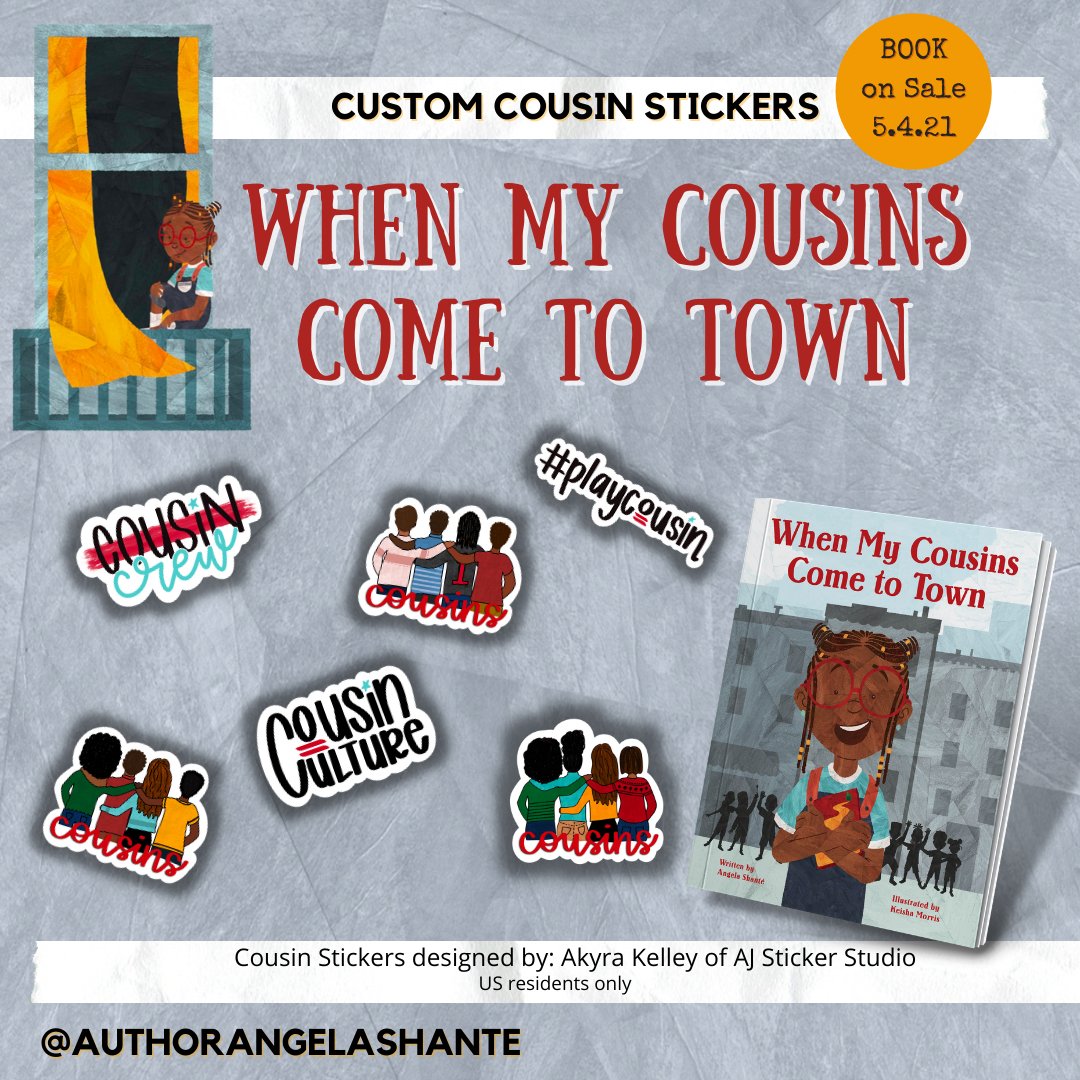 I'm running a  #Blackjoy GIVEAWAYTWO Winners get: A Black Joy by Black Authors Scratch Off Posters by  @aundreatsmithSIGNED copy of THE NOISY CLASSROOM (on poster)SIGNED copy of WHEN MY COUSINS COME TO TOWN A custom pack of COUSIN stickers by @ajstickerstudio1/3