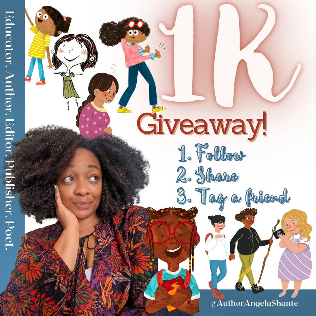 Everyone tagged will go into a separate lottery and ONE lucky winner will receive the above gifts as a THANK YOU for all of the work they do to support Black children! WINNERS ANNOUNCE NEXT MONDAy, May 3rd.3/3  #blackjoy  #giveaway  #booktwt  #angelashante  #WritingCommunity