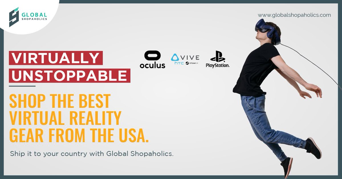 GBLSHP's tweet photo. Welcome to the new reality. Shop VR headsets from the USA and ship it anywhere with Global Shopaholics.
https://t.co/zsTVJyQuYq
#shopusonline #shopamerica #onlineshopping #onlineshopship #shopandship #asistedpurchase #VirtualReality #gamingconsolesale #gamingpc https://t.co/oj6SOrbpWG