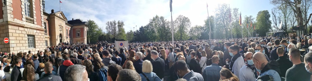 Nous étions présents à l'hommage rendu par <a href="/VMatillon/">Véronique Matillon</a> à #Rambouillet en mémoire de la fonctionnaire de <a href="/PoliceNat78/">Police Nationale 78</a> afin de réaffirmer notre soutien et notre solidarité.