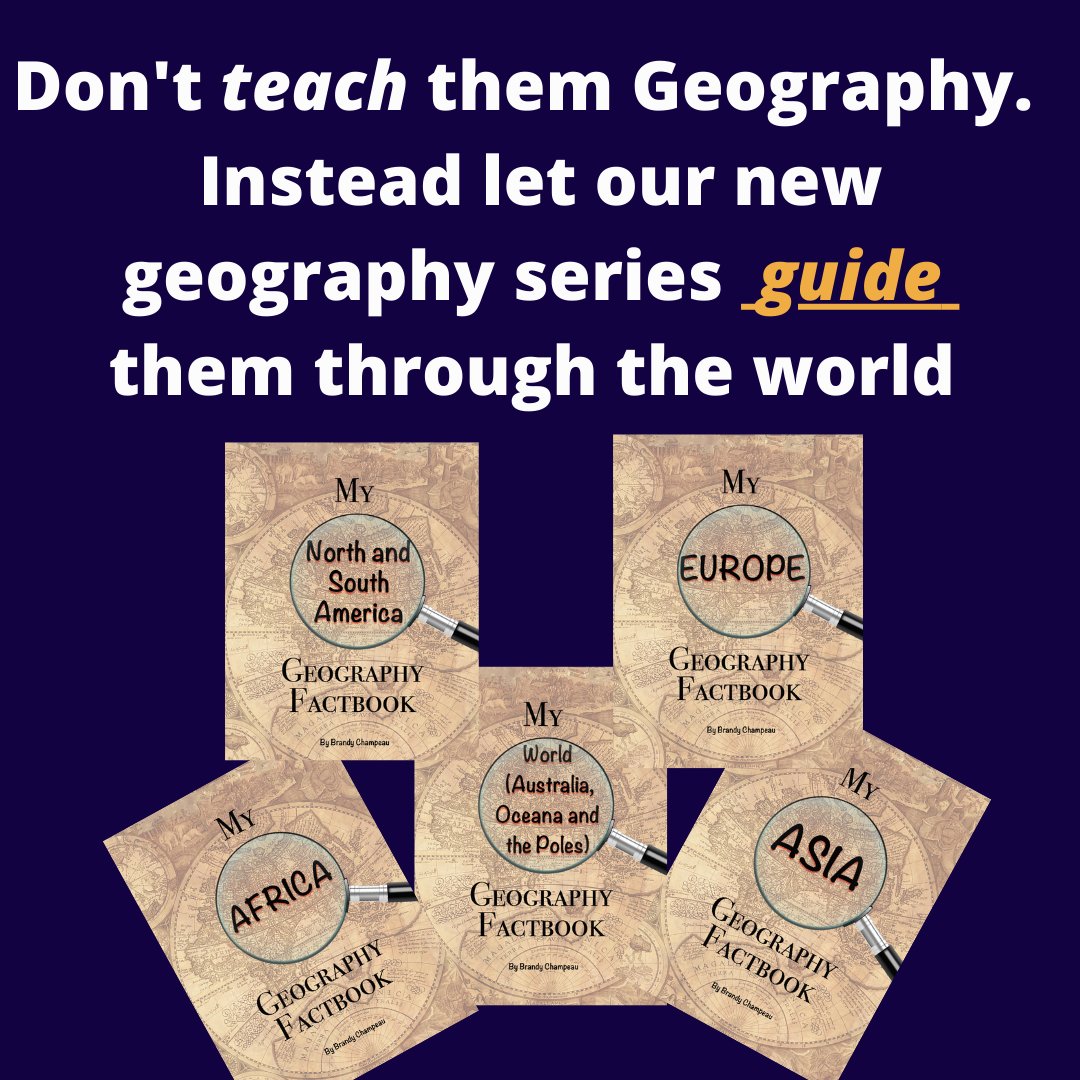 exexadmin's tweet image. Visit Exploring Expression E-Store bit.ly/3qvgMbI to find this Geography series and other great homeschooling products.  Buy the books separately or as a special priced bundle. #exploringexpression, #geography, #continents, #learninglifestlye, #homeschoolplanning,