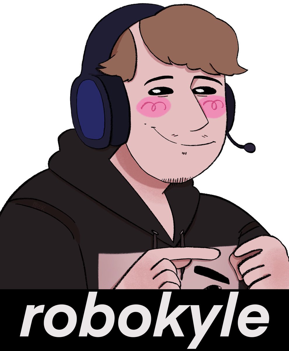 mookdraws's tweet photo. Some more Twitch art 💓💓 this time of my boy @Kyle_Edwards14 whom I adore dearly and everyone should watch! Him and his community have made me really happy, and they’re all just really kind and sweet! I really recommend following him! https://t.co/ynBB92Rqln