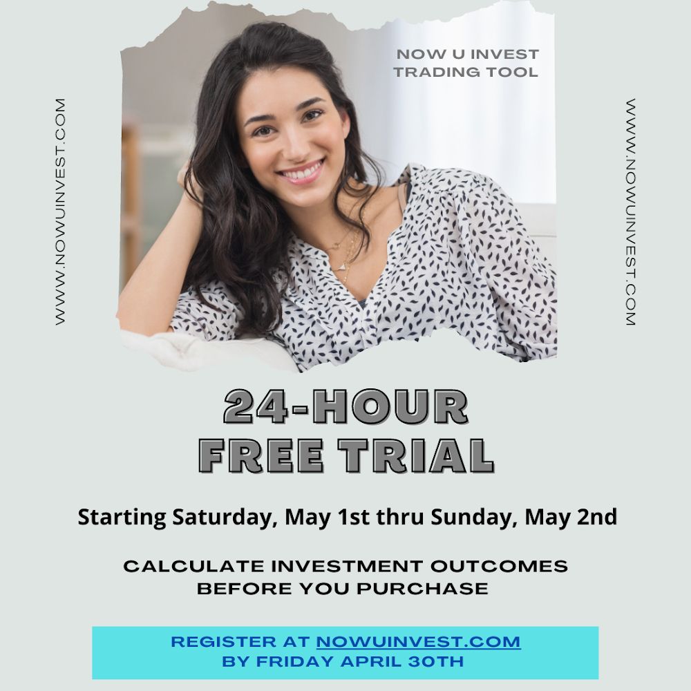 nowuinvest's tweet image. Turn your interest into action with investing&apos;s most innovative tool. Register to try it for free this weekend. 

#stock
#investwisely
#controlyourrisk