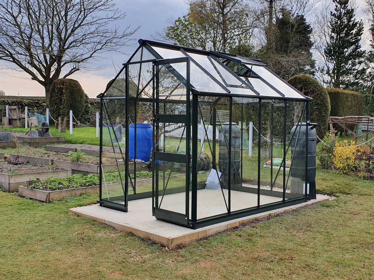 Today's install Eden Buford 68 In Green with Toughened Glass Installed in Holmfirth <a href="/JulianaGroupLtd/">Juliana Group Ltd Greenhouses</a>