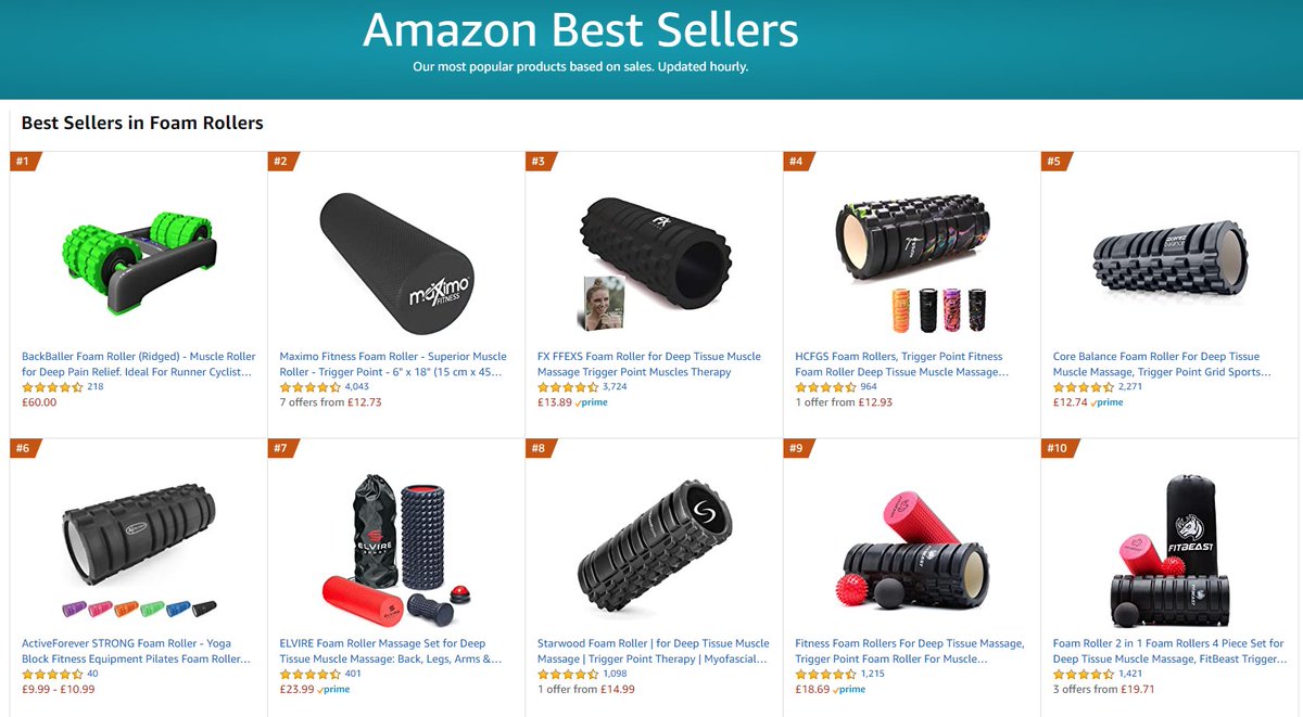 Thanks for the support everyone. Nice boast to be No.1 on Amazon. Heads up, we've a better direct from our site - backballer.com
#topseller #foamroller #bestproduct