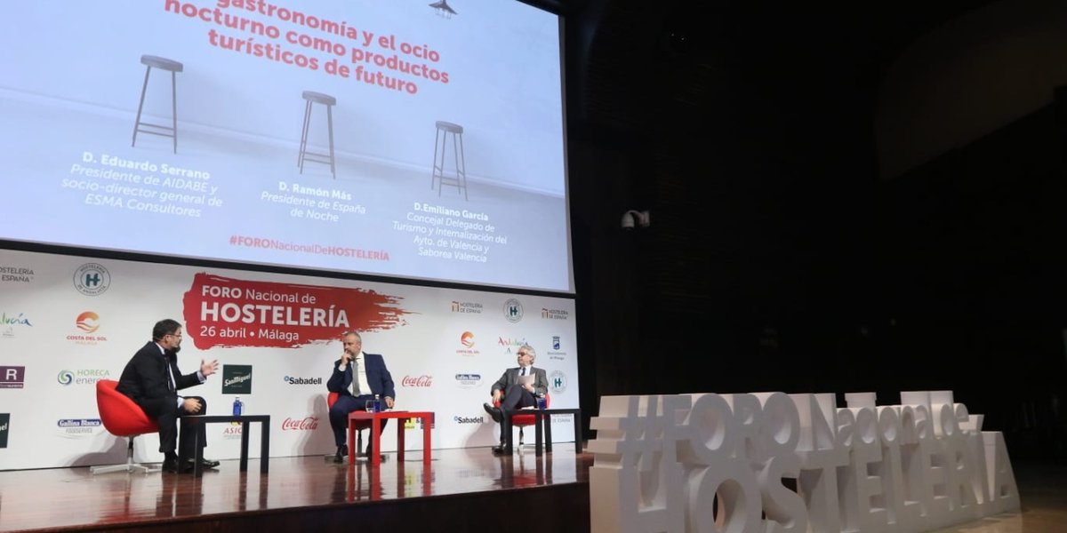 El concejal de Turismo e Internacionalización del Ayuntamiento de València, Emiliano García, ha participado este lunes en la primera edición del Foro Nacional de Hostelería tourismvalencia.com/turismo/el-con…