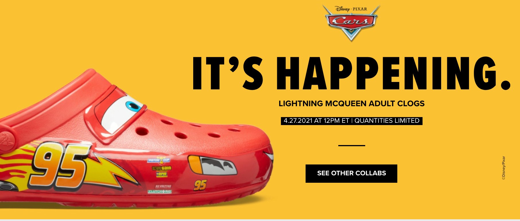 Lightning McQueen X Crocs