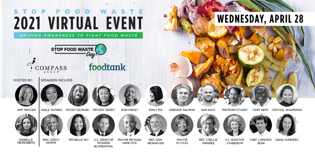 Jessie_Arora's tweet image. Check out this 2021 #StopFoodWasteDay Summit on Wednesday co-hosted by @foodtank! Featuring 35+ unforgettable speakers discussing the importance and offering solutions for how we solve food loss and #foodwaste. Wed 4/28 at 2pm ET
eventbrite.com/e/stop-food-wa….