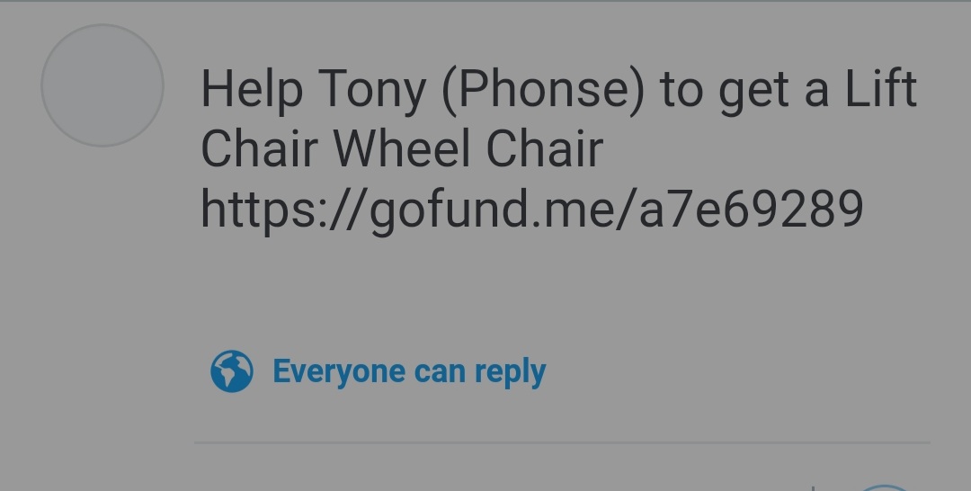hockeyscott99's tweet image. Hey everyone, if you have been in the Glacier or the once existing Smallwood Arena, I am sure you knew of Tony Fowlow,(Phonse). He had suffered a stroke some months back to help with his mobility and recovery he is in need of a chair lift to help transfer to his wheelchair.Below: