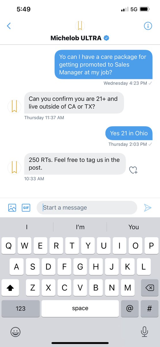 chandlerh_13's tweet photo. Yo!!!!!! Guys it actually works. Help me out please!!! @MichelobULTRA https://t.co/wNS8nHCYSu