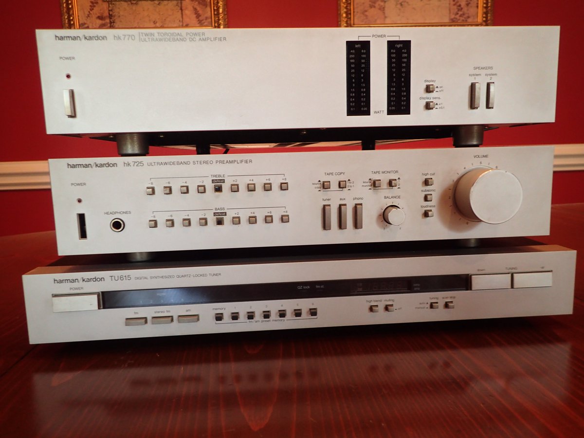 rsgrippo's tweet photo. Anybody want to buy some stereo separates?  Only $325 for  all three! https://t.co/W7SfFLS1wp
