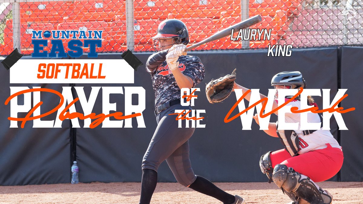 WVWCSoftball's tweet photo. This is what happens when you record 9 RBI in a single game. 

Lauryn King is your MEC Player of the Week!

🥎 📰 : https://t.co/TsgEqmTs7T https://t.co/7p6tAQ8lOs
