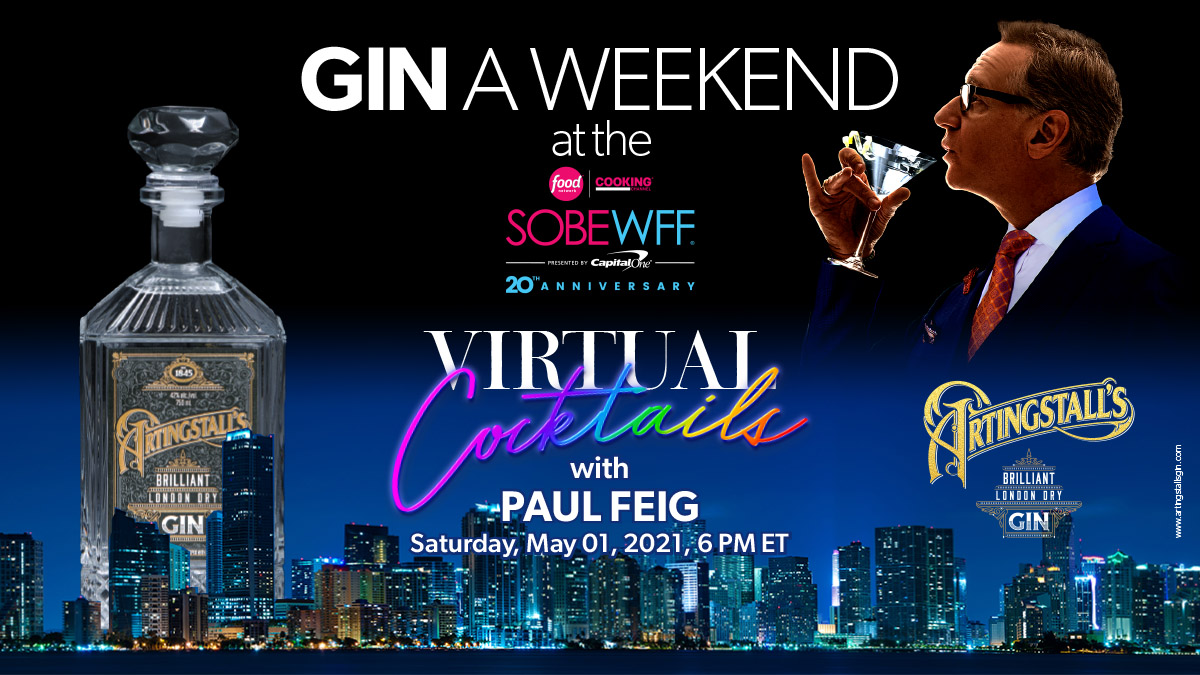 🦩🍸🏖️🍸

Artingstall’s Gin is now available in Florida — and Paul’s celebrating with a virtual cocktail party this Saturday, where you could win weekend 🎟️ to <a href="/SOBEWFF/">SOBEWFF</a>!

Click artingstallsgin.com/southbeach to register. (U.S. residents 21+ only.) #Gin #MiamiFoodie #MiamiLife

🌴🍸⛱️🍸