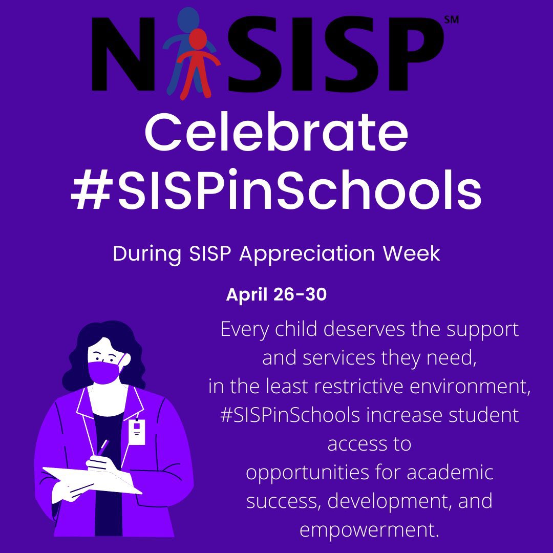 @casecec @CECMembership #SISPinSchools #SISPWeek2021