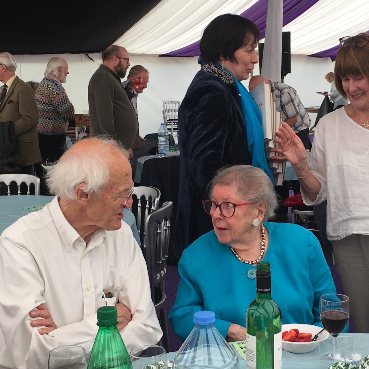 When her memoir was published, she was overjoyed that we got to whizz around to events, meeting some of her own heroes. She was elated to find herself sat at lunch, after an interview with the late Lynn Faulds Wood, next to titans Michael Frayn and Claire Tomalin.