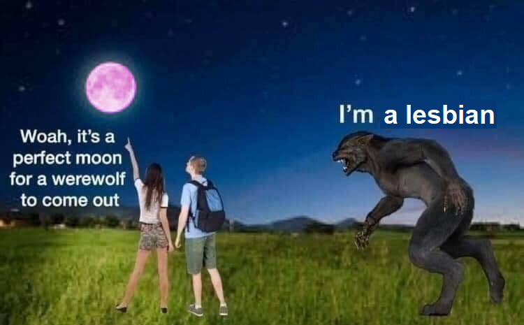 happy pink super moon lesbian day of visibility