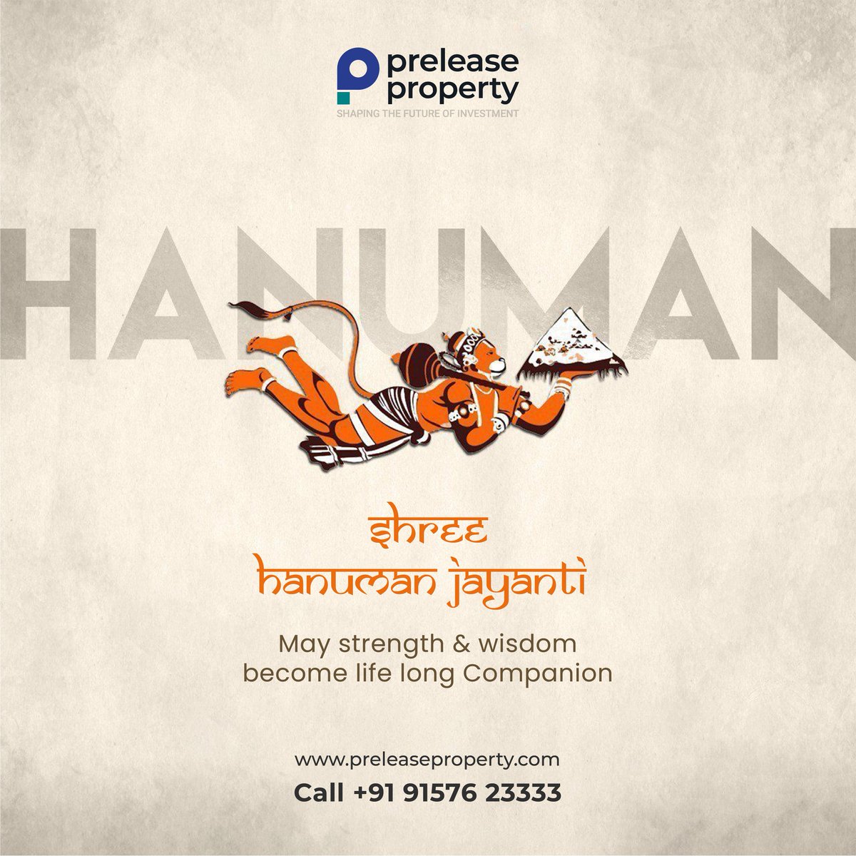 PreleaseIndia's tweet photo. Wish you be accompanied with auspiciousness and blessings on Hanuman Jayanti.
Let there be peace and good health in your life. Wishing you and your family a happy Hanuman Jayanti!
#hanumanjayanti #hanumanjayanti2021 #prelease #preleasedpropertyindia https://t.co/V2gU5MegSO