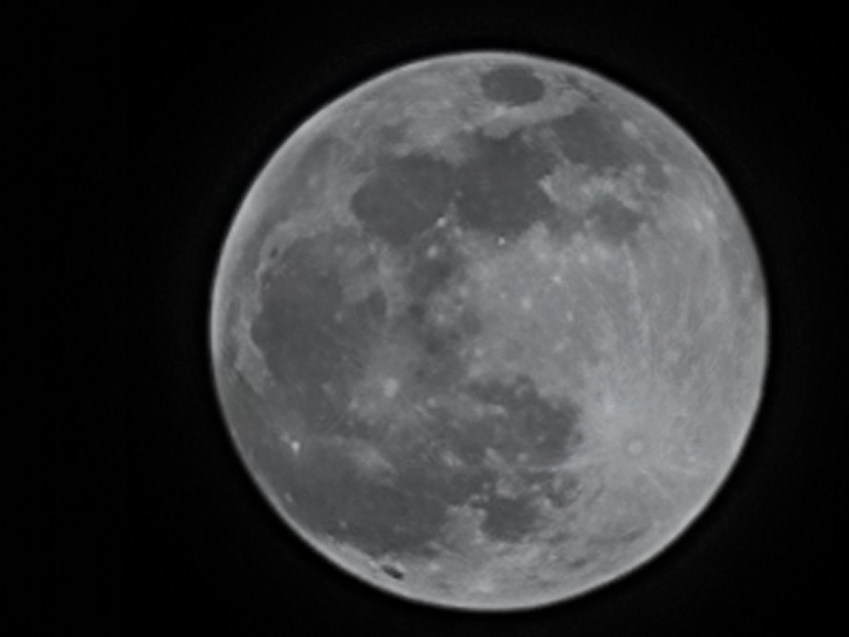 I snapped this unedited photo with my phone. Pointed it at the moon, pressed the screen, and &lt;click&gt; there it is.

I'm not 100% positive but I'm pretty sure that means we're living in a simulation.