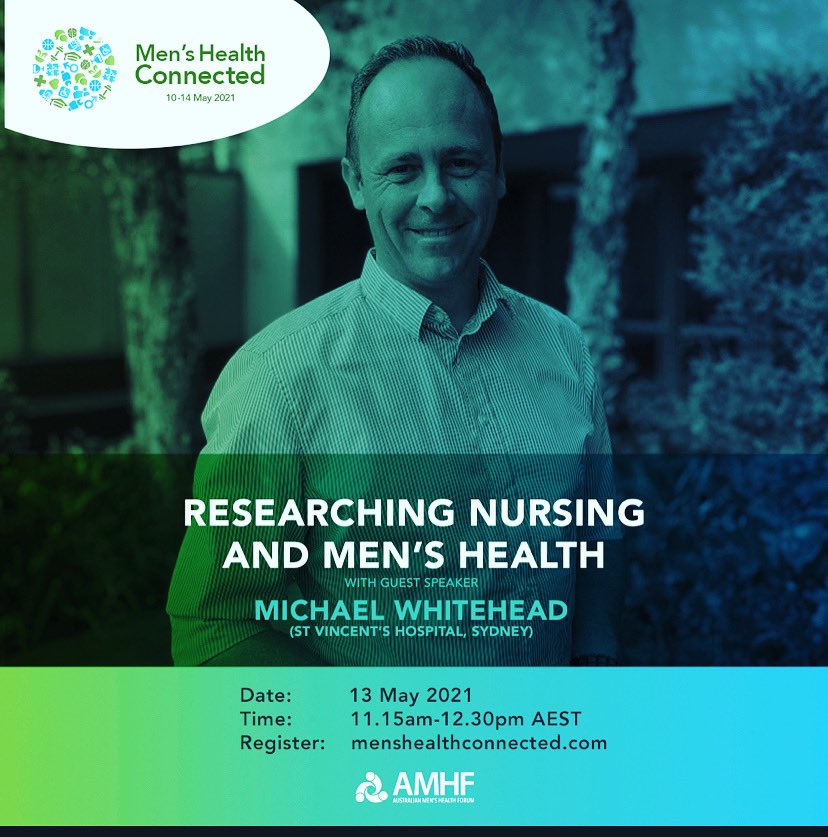 ausmenshealth's tweet photo. Really looking forward to taking part in the Men's Health Connected Online Summit on 13 May, hope to see you there. Register for free here: https://t.co/MO4iHaL4Tg.
#menshealthconnected #Menshealth @SVHSydney @StVHealthAust https://t.co/dn6Dh7gpV8