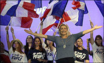 French govt. officials & the political class declined to comment publicly after the killing. There was concern that reporting or commenting on the Halimi murder might benefit Marine Le Pen, the leader of the anti-immigrant National Front Party, who was running high in the polls.