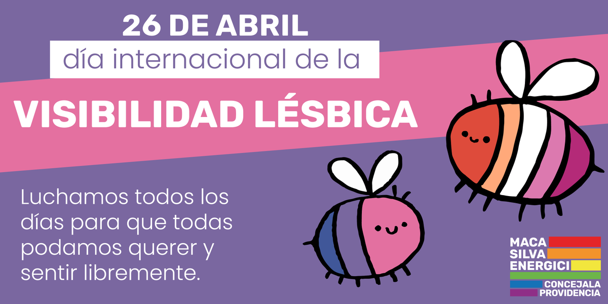 la_fiestita's tweet photo. Hoy es el día internacional de la #visibilidadlesbica. Hagamos que todas las mujeres lesbianas puedan amar, sentir y expresarse libremente, sin ser violentadas o discriminadas. Existen, existimos y resistimos. #LGBTIQ #loveislove https://t.co/VK6P9bR4I3