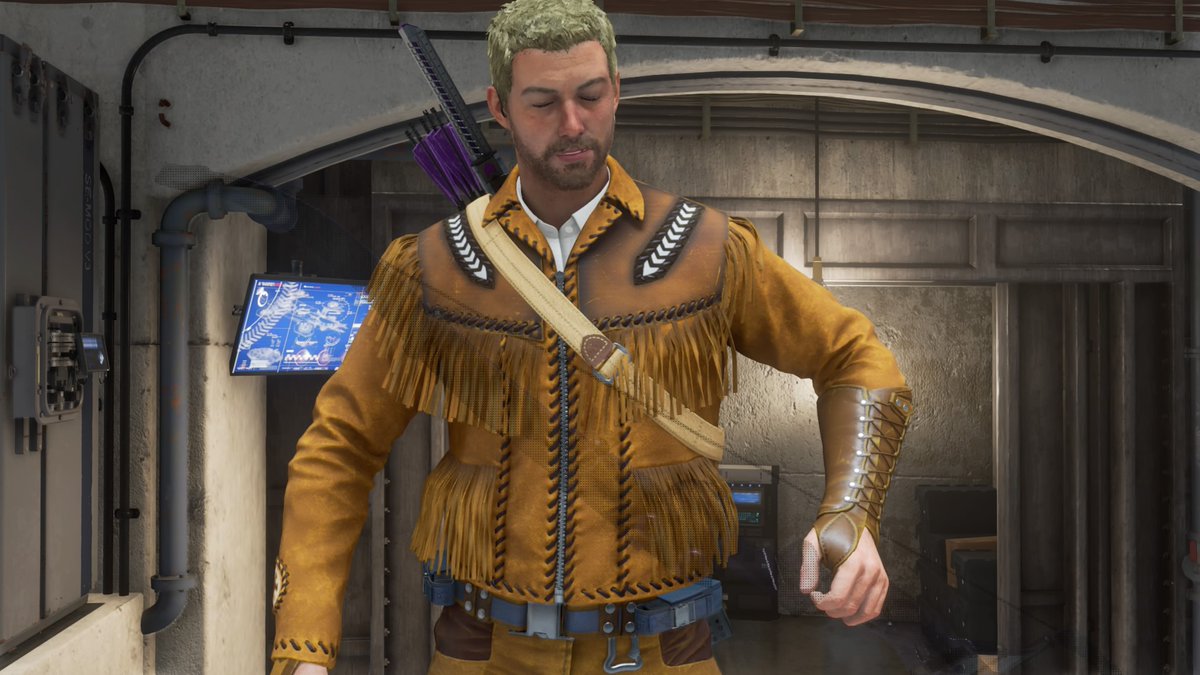 taking a dinner break, I don't think I have the skins that lead to anything new for Thor. Will try to get the "new" recolors of unworthy. Here's Hippie old man Clint, and Yellow cowboy Clint. Hawkeye is being spoiled on cosmetics y'all