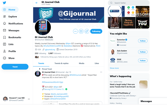 How to participate in the discussion in the GI journal club  @GiJournal on Twitter? : A  #tweetorialCheck the pinned post on @GIjounal page ( https://twitter.com/GiJournal )You will find theof the week, hosts &(every Wed 8pm EST for now) #GITwitter  #LiverTwiter1/