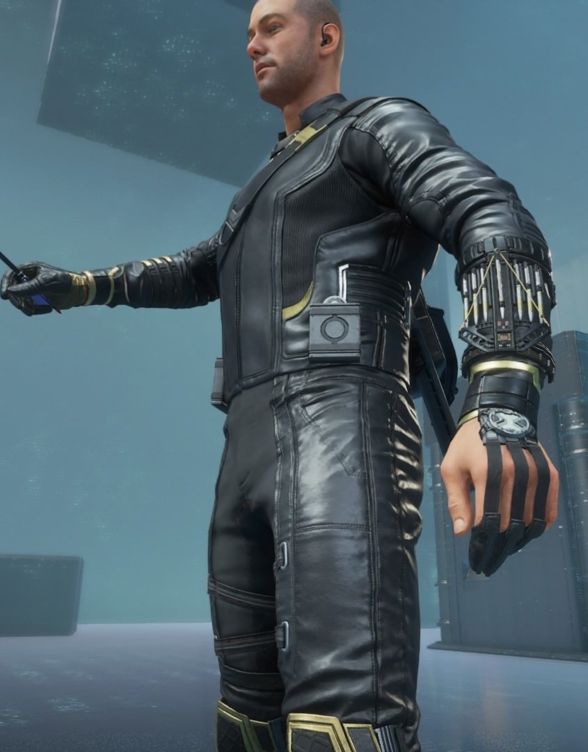 MCU Clint, I know he's not new but I just found him myself, looks very sick in-game moving around.