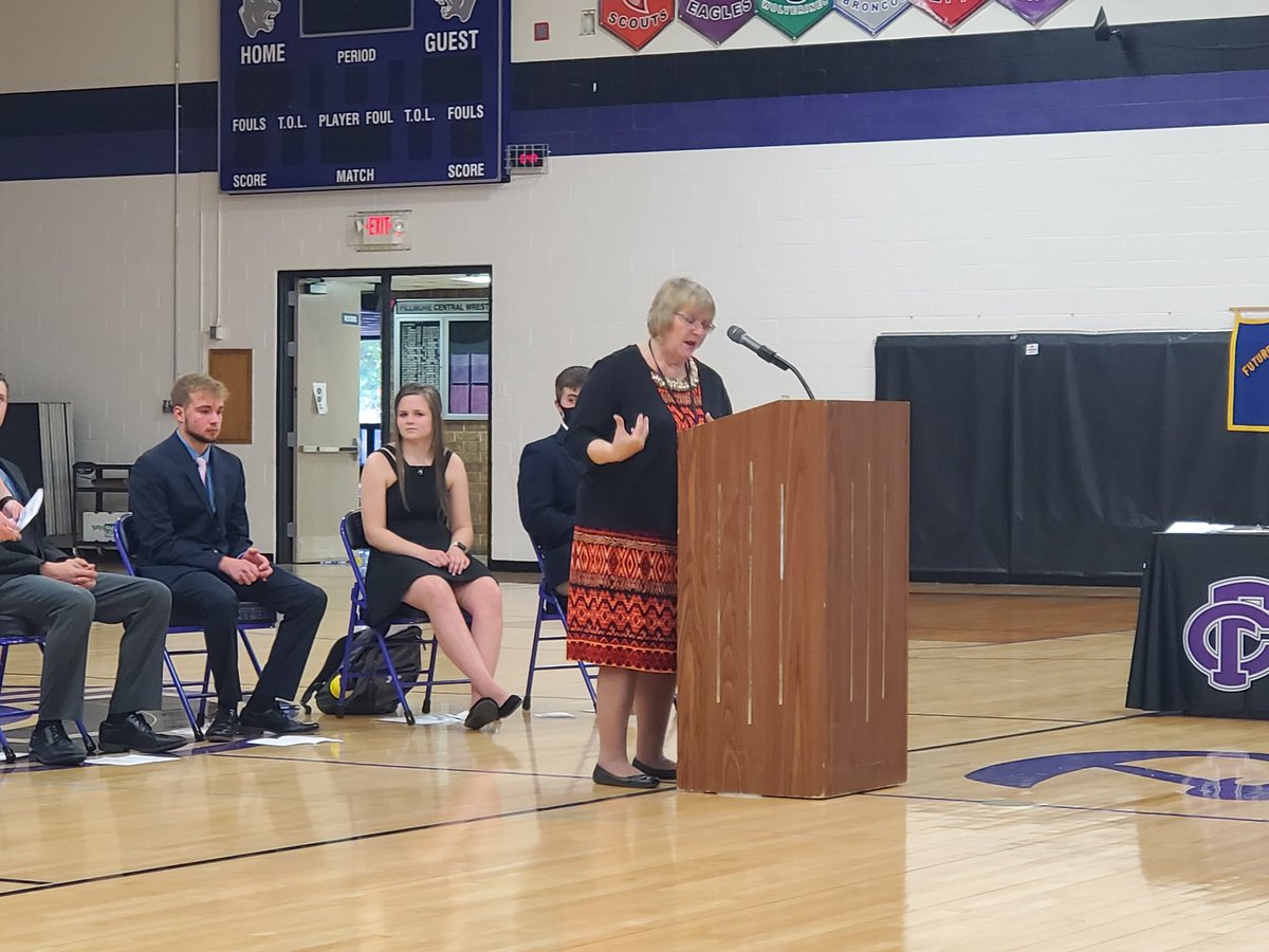 Thank you Mrs. Talley!  Last FBLA honors night.  You have led an outstanding program for many years and you will be missed.  I can't imagine how many student leaders you have inspired.