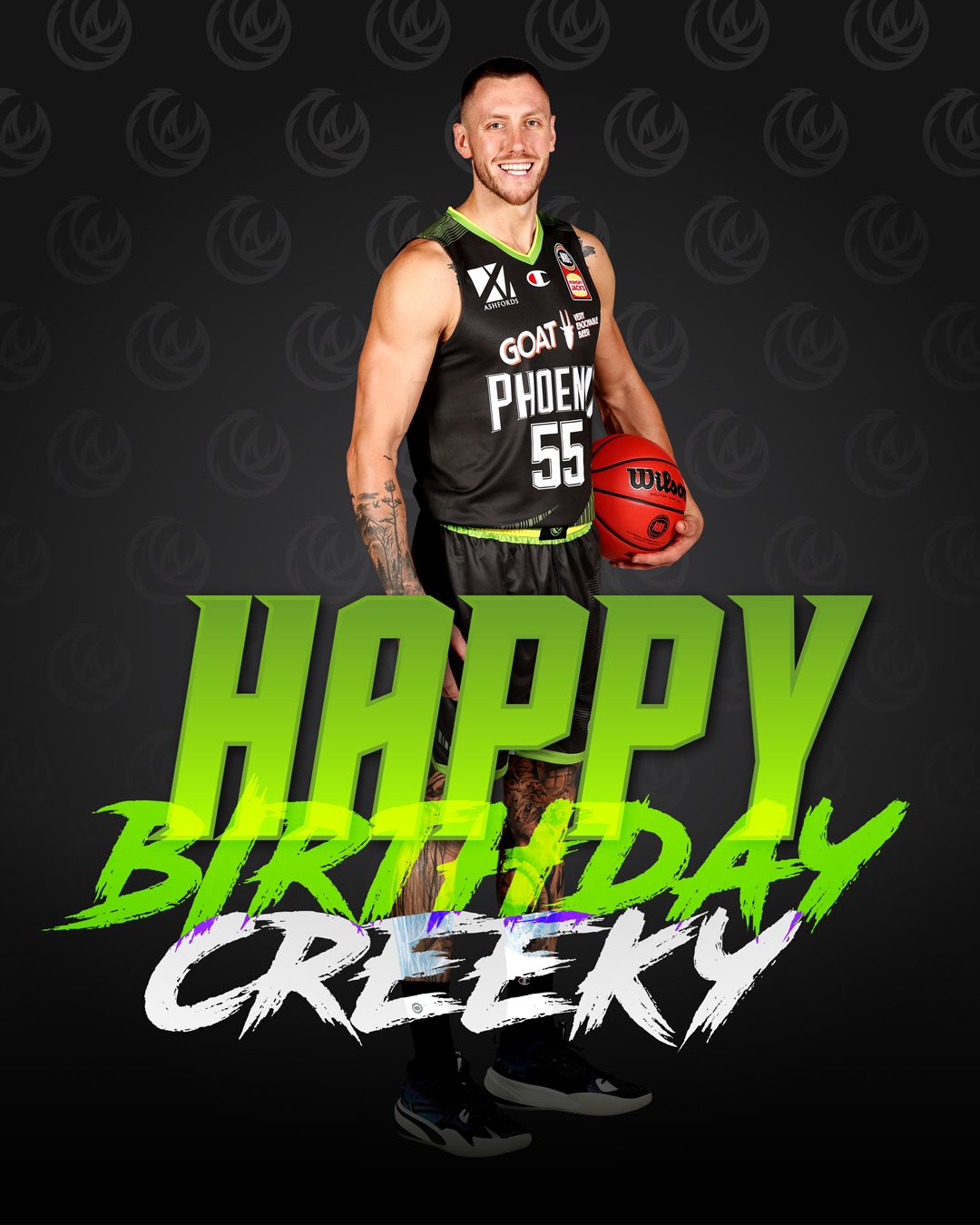 Happy birthday Mitch Creek   