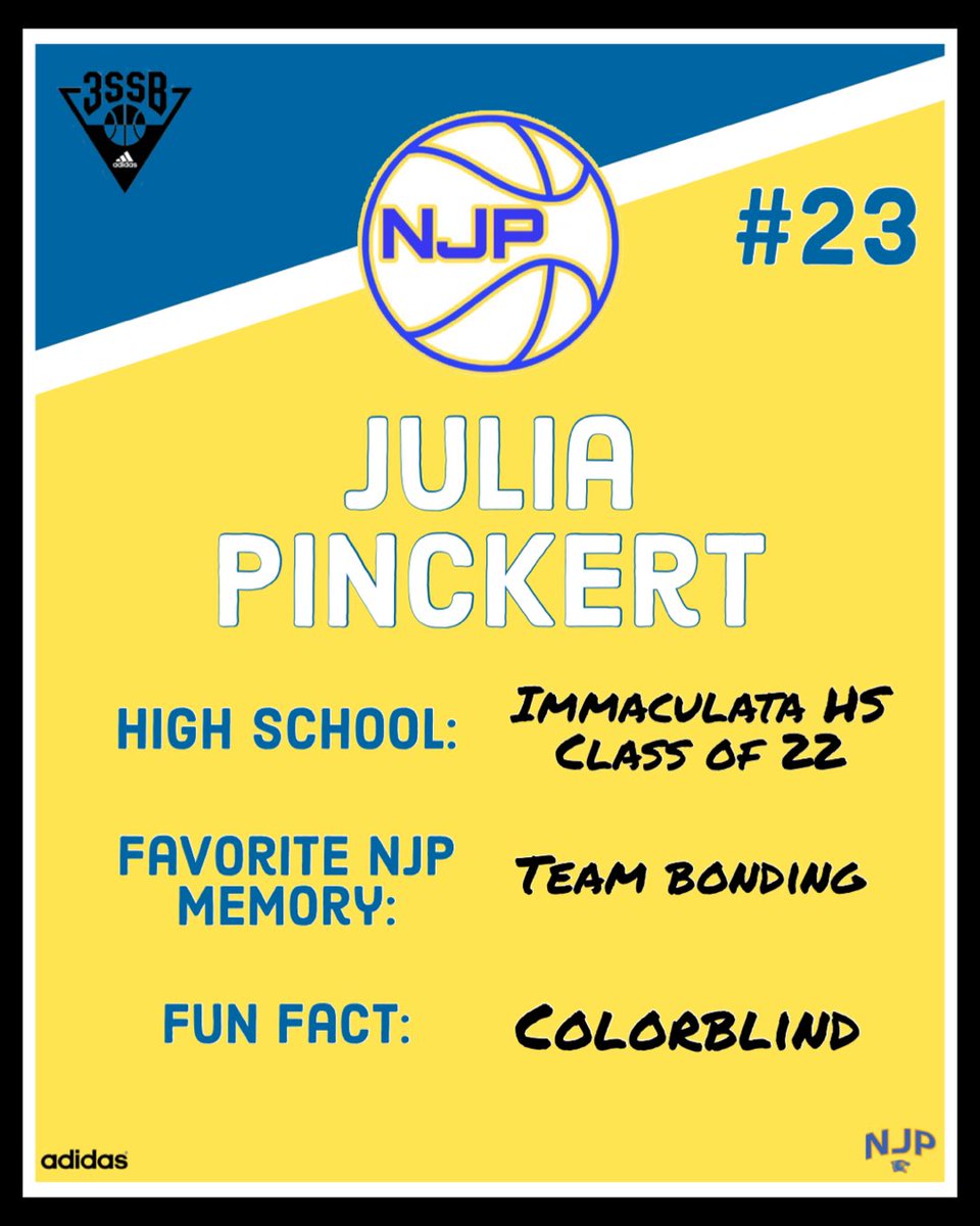 💙💛 Panther Player Cards 💙💛

17U 3SSB• Julia Pinckert of Immaculata High School ‘22

Coaches, Julia is an all around player with determination to win!