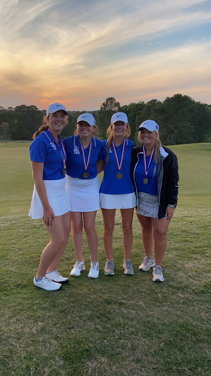 Ringgold Girls Area Champs! Maclaine Donovan low medalist! Great job Coach Ryann McCuistion!!