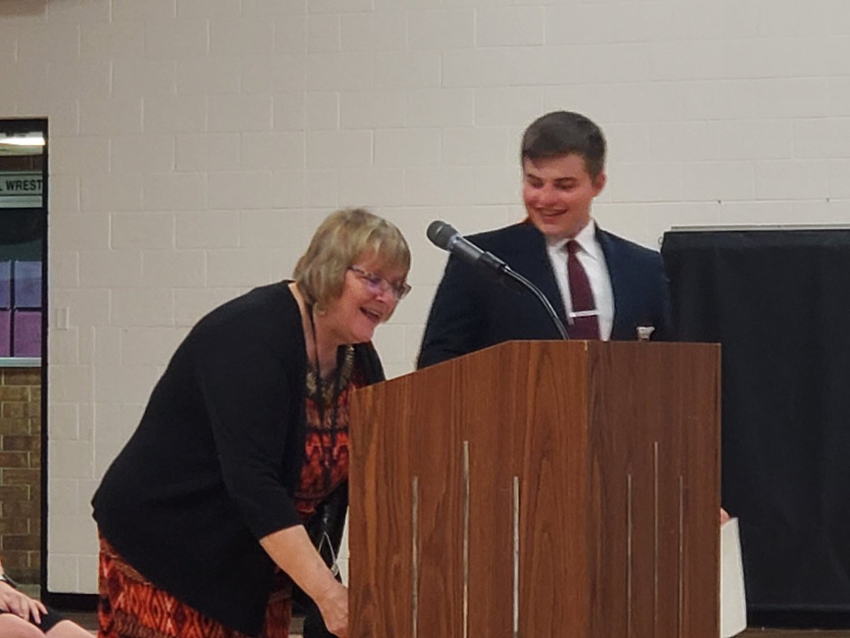 Congratulations Wyatt!  Outstanding FBLA member if the year!