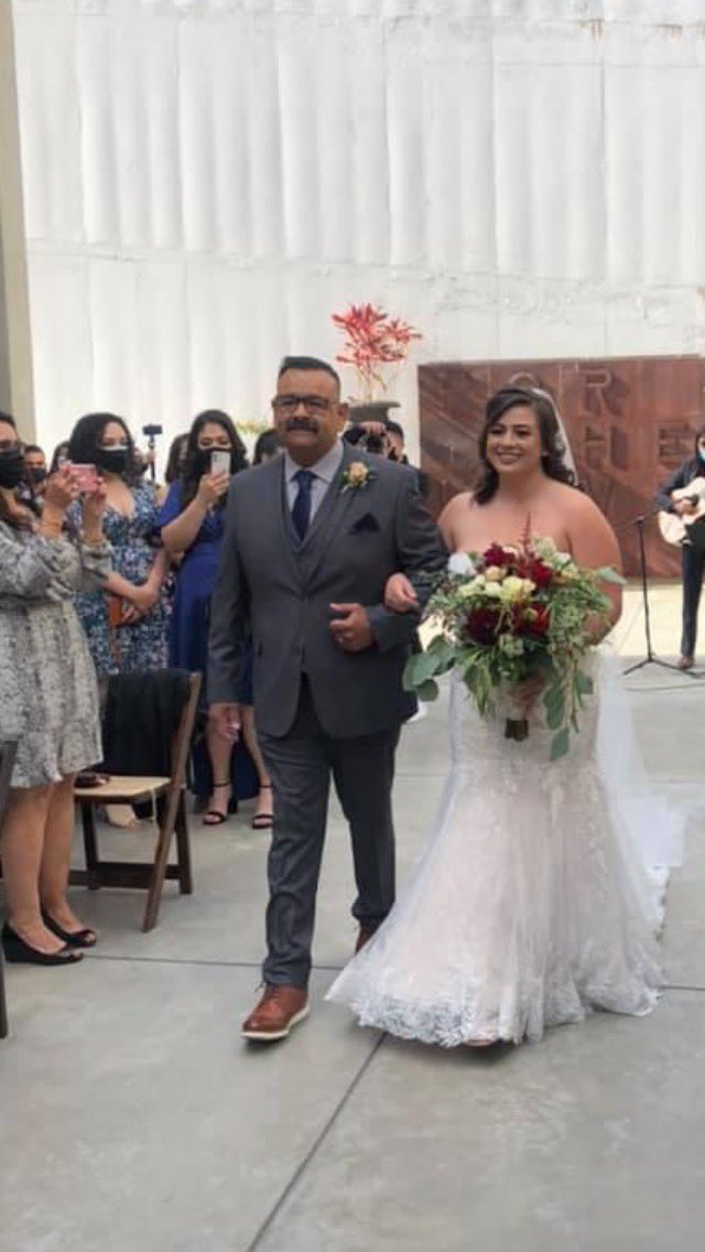 04/24/2021 was a magical day, my eldest married her best friend. Home Depot continues to give back.  My daughter and son-in-law met at the Whittier store #6684. #ApronApril #Cashiers #ThePrieto5 #GirlsDad #ThePowerofTheHomeDepot