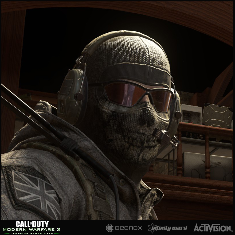 Ghost character from call of duty: modern warfare 2