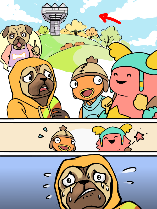 ট ইট র ペコリーノ ロマノ ガフ ね 丘に出来てる変な建築を見に行かない 魚 いいねー 犬 え でも あそこには好戦的な人がいるから 近づいちゃダメだって ママが ガフ 魚 大丈夫だって 後に 断れなかった事を悔やむ事になるドッゴ