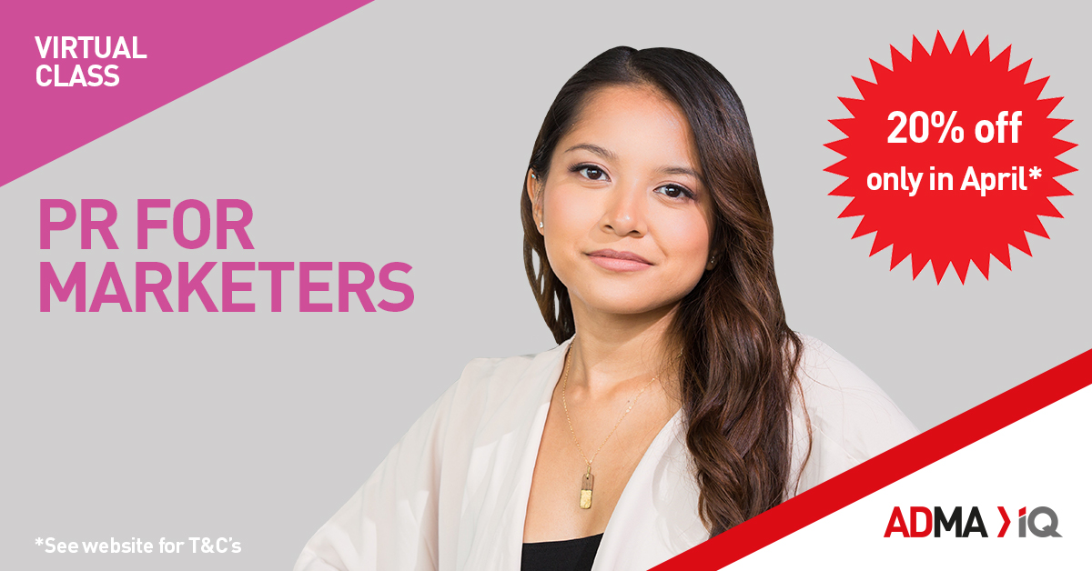 Save 20%. In this course, you will learn how to understand how the digital landscape opens new PR opportunities that can really make a difference for a brand and help you engage your target audience. Use code: IQLAB20. Course starts 12th May. Enrol now: bit.ly/2R2gP1C